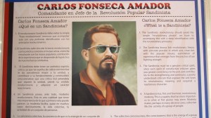 A display at the Carlos Fonseca Museum in Matagalpa.